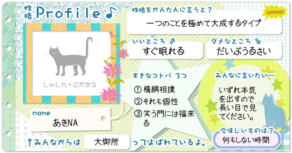 診断・占い結果の画像